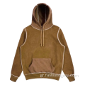 Mens Hoodie βαρέων βαρών υπερμεγέθη κενό φούτερ